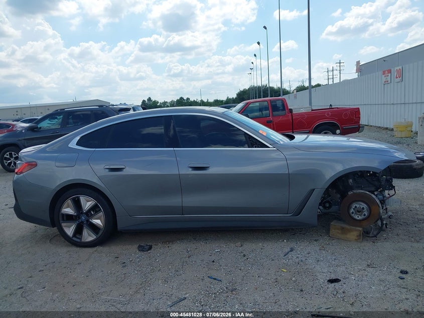 2024 BMW I4 Gran Coupe xDrive40 VIN: WBY83FB05RFT37055 Lot: 45481028