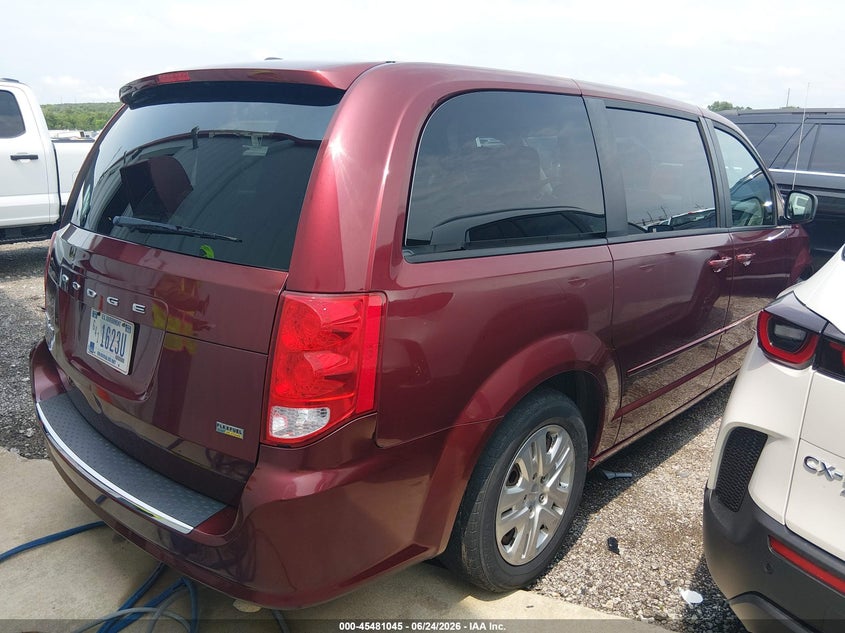 Vin: 2c4rdgbg1hr736798, lot: 45979220, dodge grand caravan se 20174