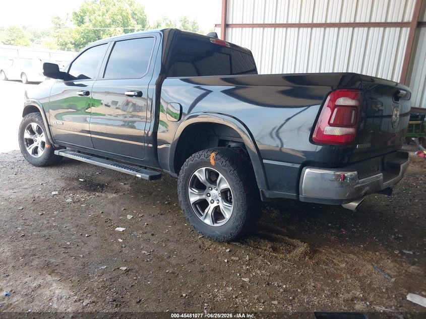 Vin: 1c6srfjt7nn261654, lot: 45979252, ram 1500 laramie  4x4 5'7 box 20223
