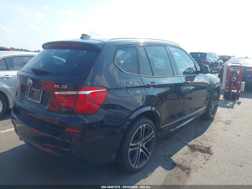 Vin: 5uxwx9c38h0w70826, lot: 45979254, bmw x3 xdrive28i 20174