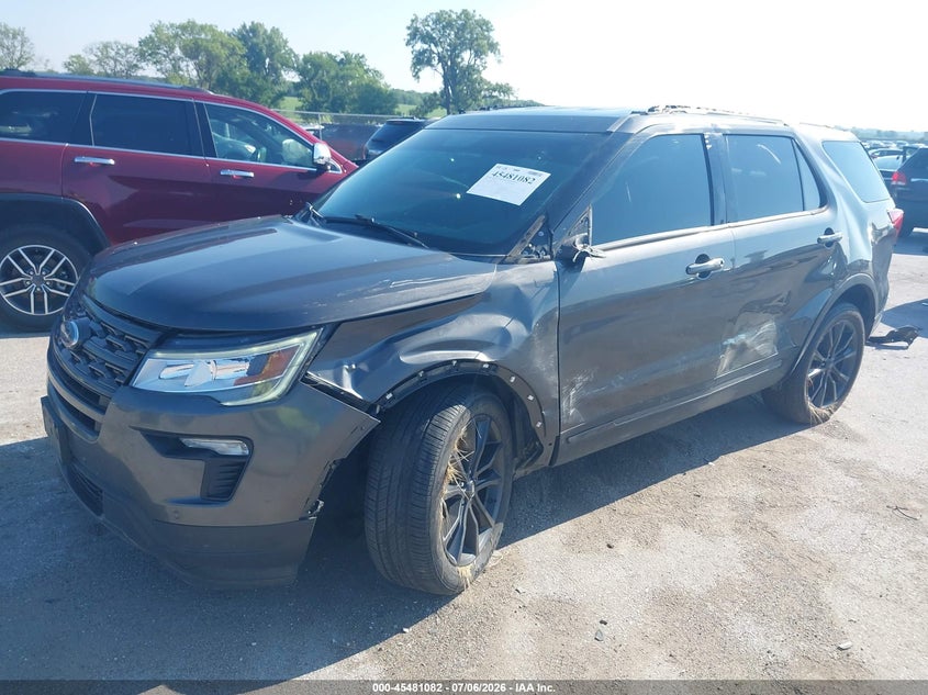 Vin: 1fm5k8d80jgc41608, lot: 45979257, ford explorer xlt 20182