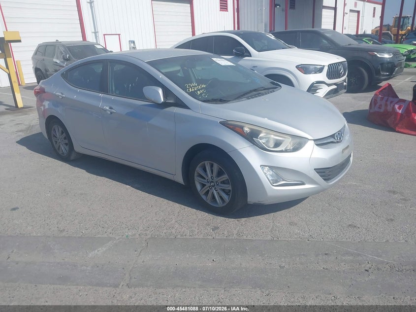 Vin: kmhdh4ae5eu082590, lot: 45979265, hyundai elantra se 20141