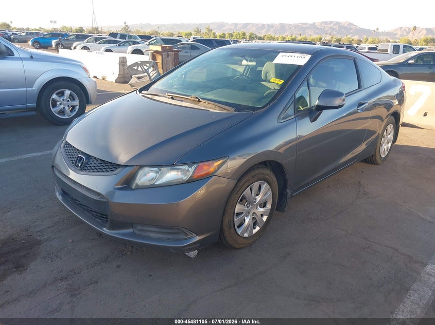 2012 Honda Civic Lx 2HGFG3B56CH530510 photo 1