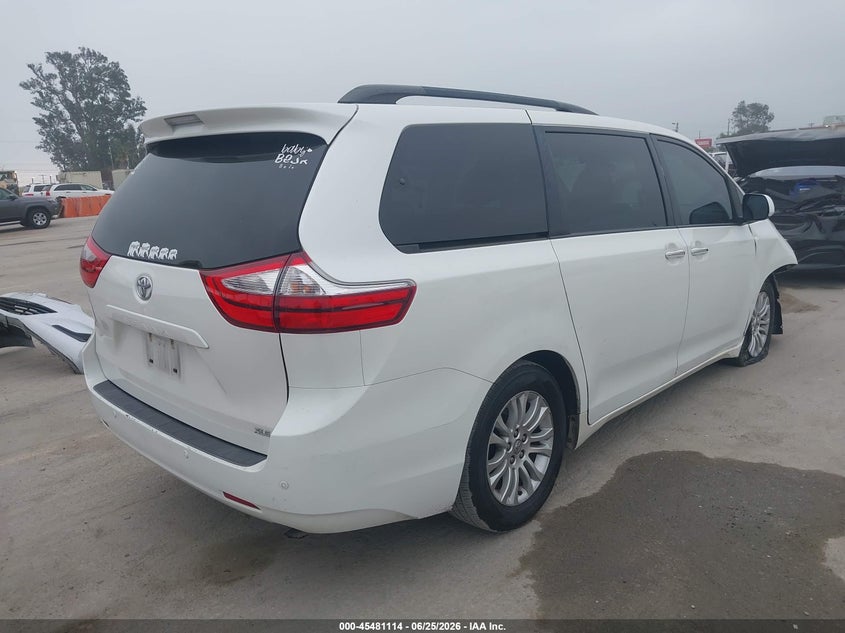 2015 TOYOTA SIENNA VAN 3.5L V-6 DOHC, VVT, 266HP