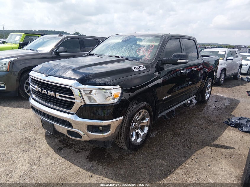 Vin: 1c6srfft9kn611631, lot: 45979302, ram 1500 big horn/lone star  4x4 5'7 box 20192