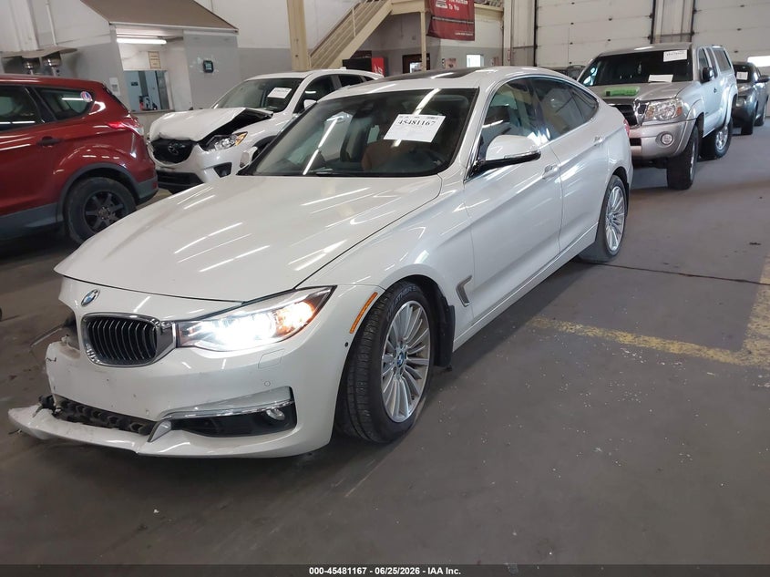 Vin: wba3x5c59ed556754, lot: 45979342, bmw 328i gran turismo xdrive 20142