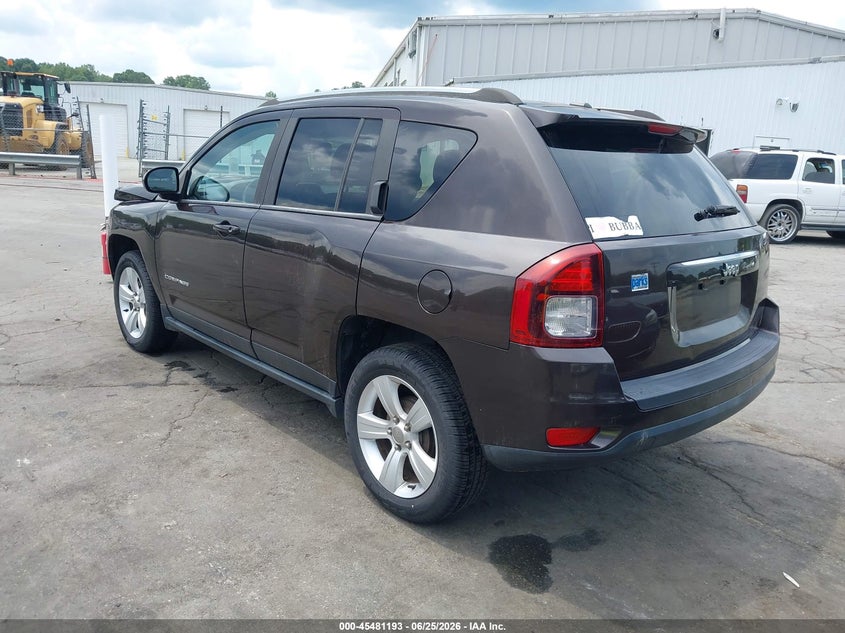 Vin: 1c4njcba8ed642332, lot: 45979368, jeep compass sport 20143