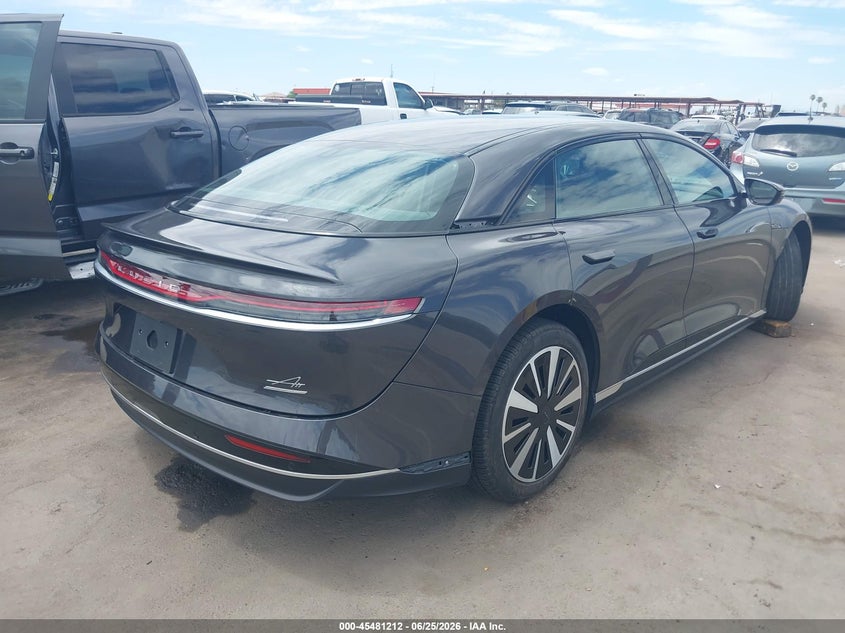 2025 Lucid Air Touring VIN: 50EA1TEA3SA005495 Lot: 45481212