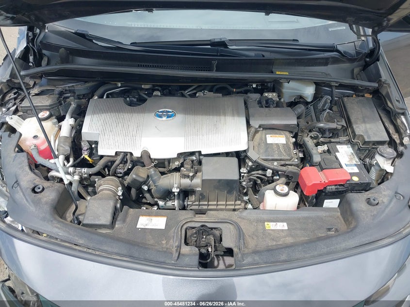 2017 TOYOTA PRIUS HATCHBACK 1.8L I-4 DOHC, VVT, 95HP