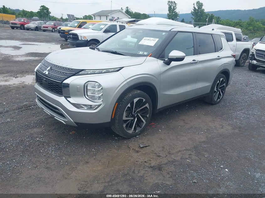 2024 Mitsubishi Outlander Se 2.5 S-Awc/Se Black Edition S-Awc/Se Black Edition W/Pano Roof S-Awc/Se Ralliart S-Awc, Right Rear, IAAI, VIN JA4J4VA83RZ068273 — photo 2