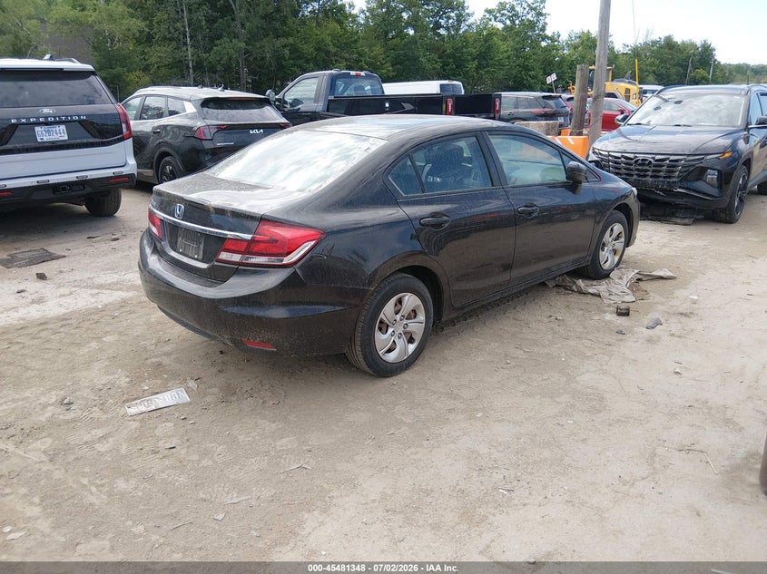 2014 HONDA CIVIC auction photo 4