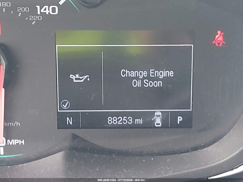 2021 Chevrolet Trax Fwd Lt VIN: KL7CJLSB4MB323842 Lot: 45481354