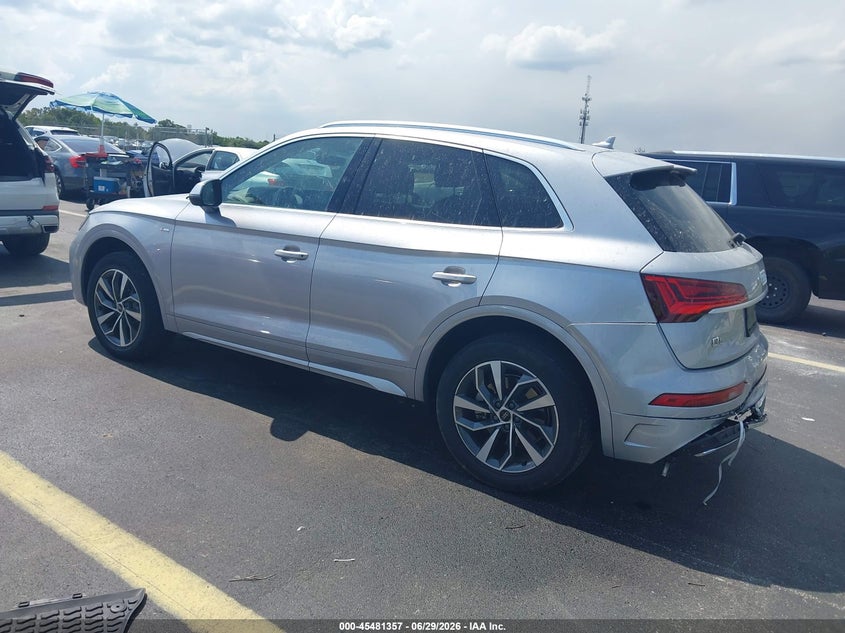 Vin: wa1eaafy7p2134325, lot: 45979532, audi q5 premium plus 45 tfsi s line quattro 20233