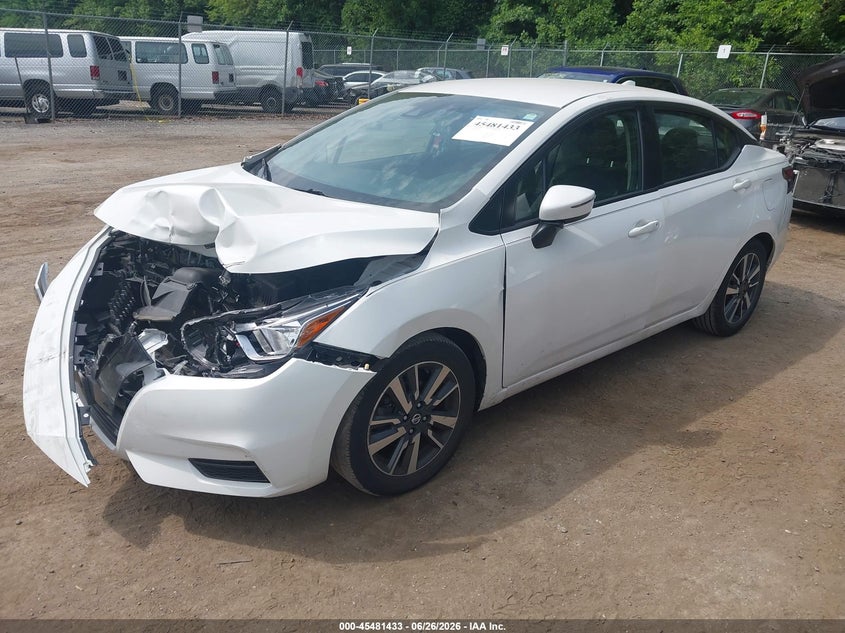 Vin: 3n1cn8ev6ml887892, lot: 45979608, nissan versa sv xtronic cvt 20212