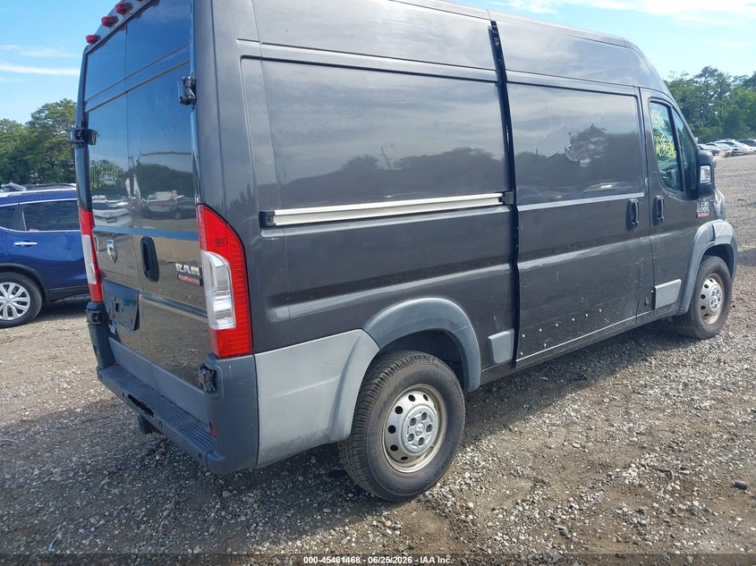 Vin: 3c6trvcg6he539726, lot: 45979643, ram promaster 2500 high roof 136 wb 20174