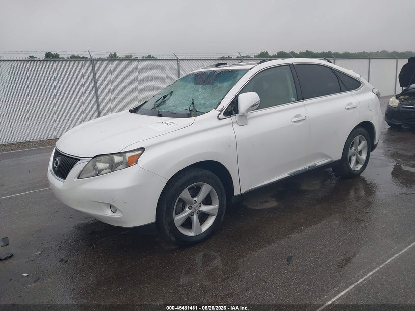 Vin: 2t2bk1ba0cc126010, lot: 45979656, lexus rx 350 20122
