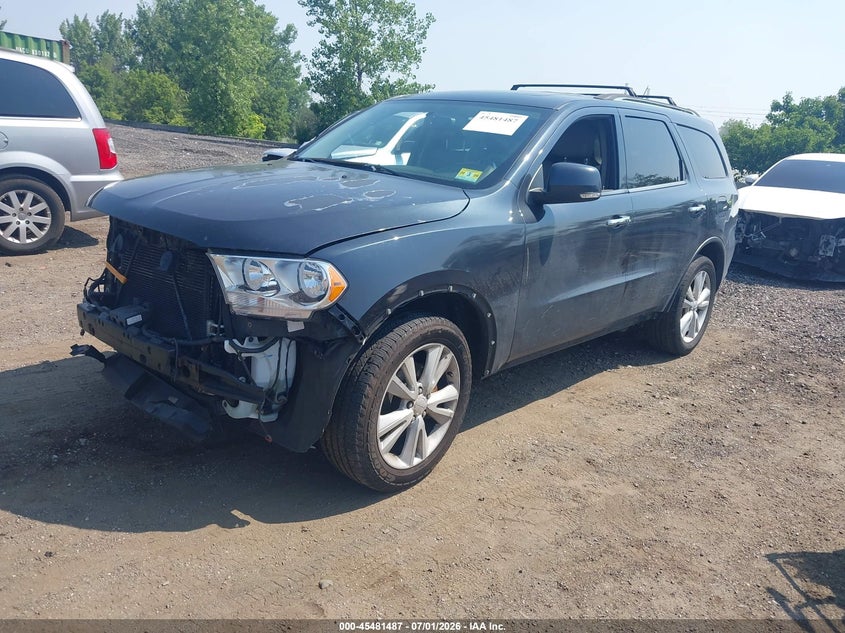Vin: 1c4rdjdg9dc693535, lot: 45979662, dodge durango crew 20132