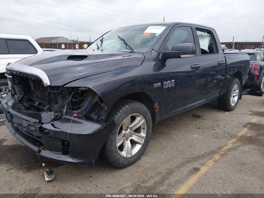 Vin: 1c6rr7mt6ds541565, lot: 45979682, ram 1500 sport 20132