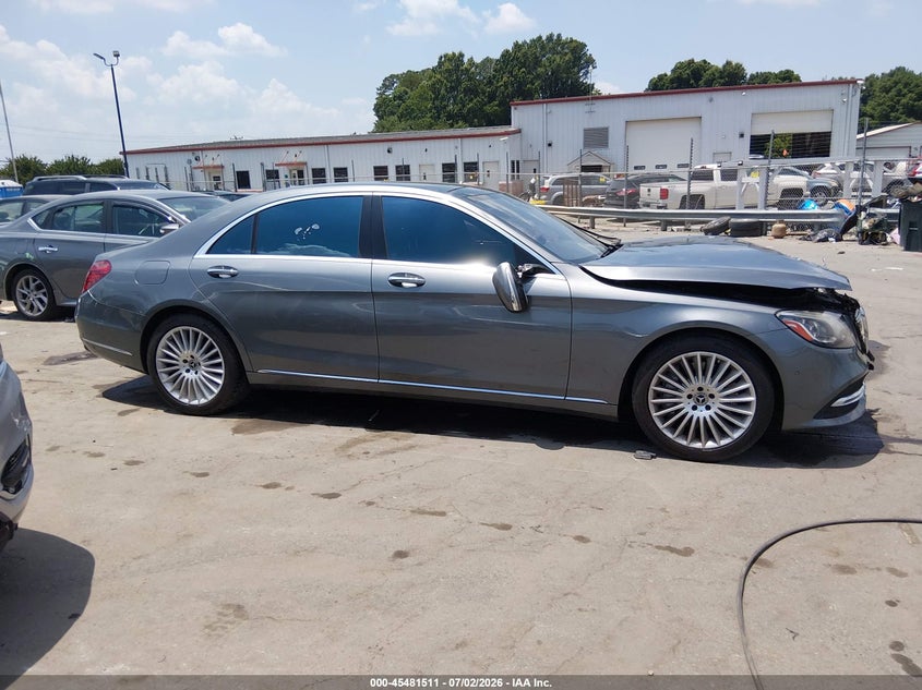 2018 Mercedes-Benz S 560 4Matic VIN: WDDUG8GB0JA376122 Lot: 45481511