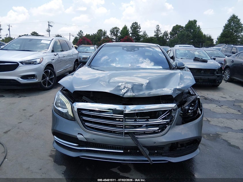 2018 Mercedes-Benz S 560 4Matic VIN: WDDUG8GB0JA376122 Lot: 45481511