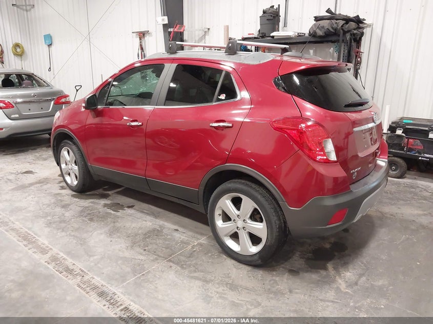 Vin: kl4cjesb4fb097412, lot: 45979797, buick encore 20153