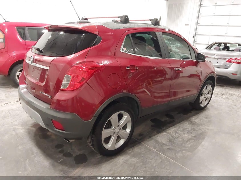 Vin: kl4cjesb4fb097412, lot: 45979797, buick encore 20154