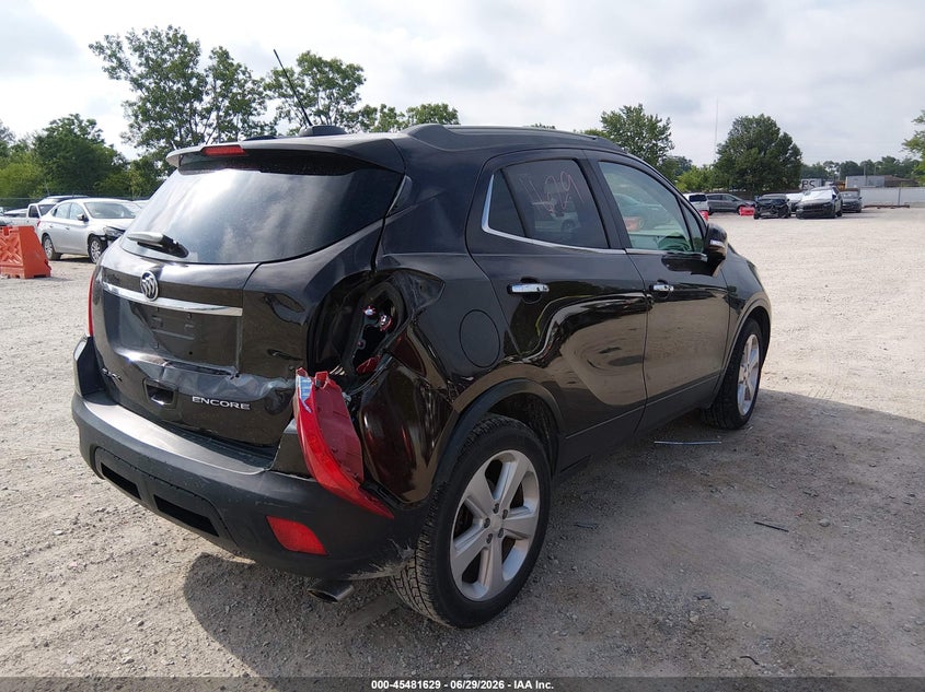 Vin: kl4cjbsb7fb201051, lot: 45979804, buick encore convenience 20154