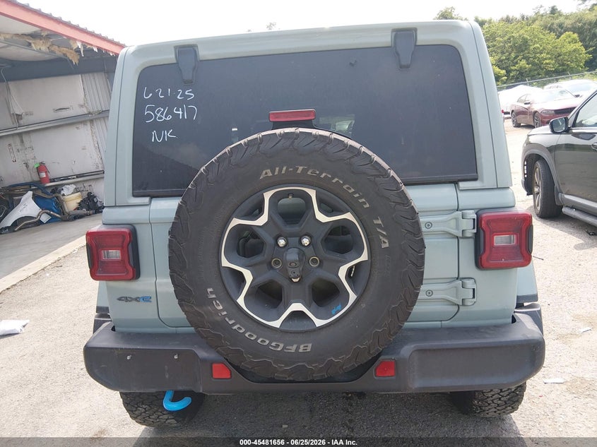 2023 Jeep Wrangler 4Xe Rubicon 4X4 VIN: 1C4JJXR60PW586417 Lot: 45481656