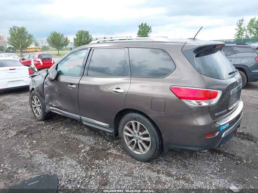 Vin: 5n1ar2mm4gc604271, lot: 45979869, nissan pathfinder sl 20163