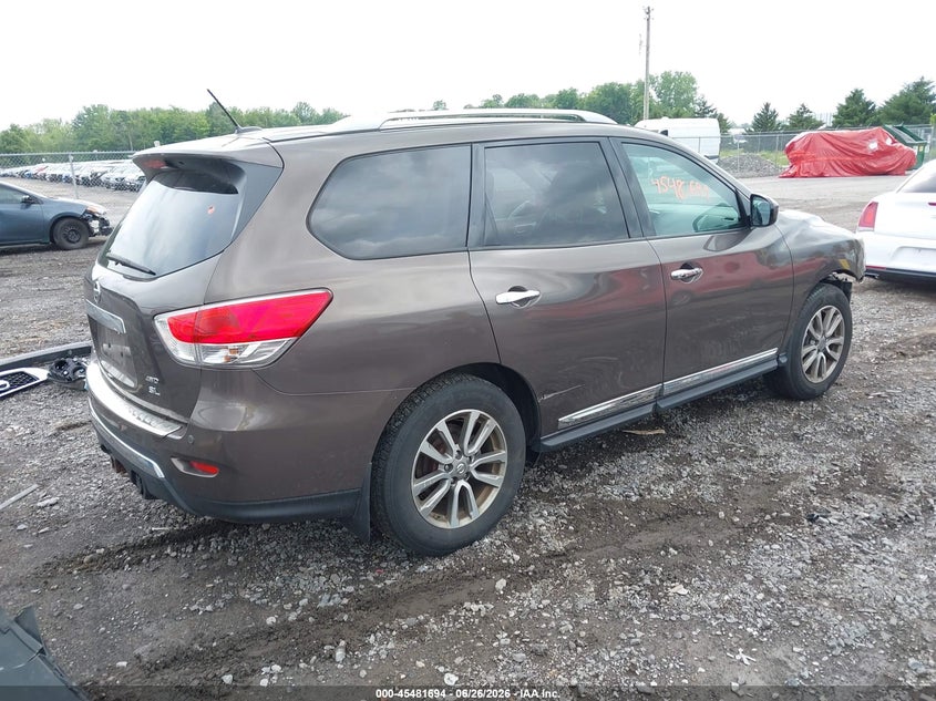 Vin: 5n1ar2mm4gc604271, lot: 45979869, nissan pathfinder sl 20164