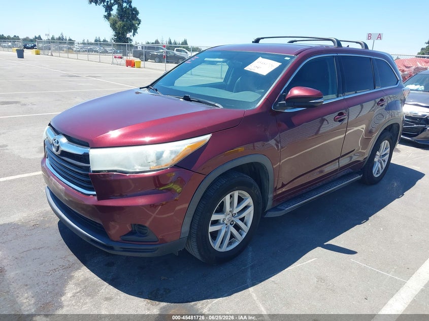 2015 Toyota Highlander Le 5TDZARFH2FS016079 photo 1