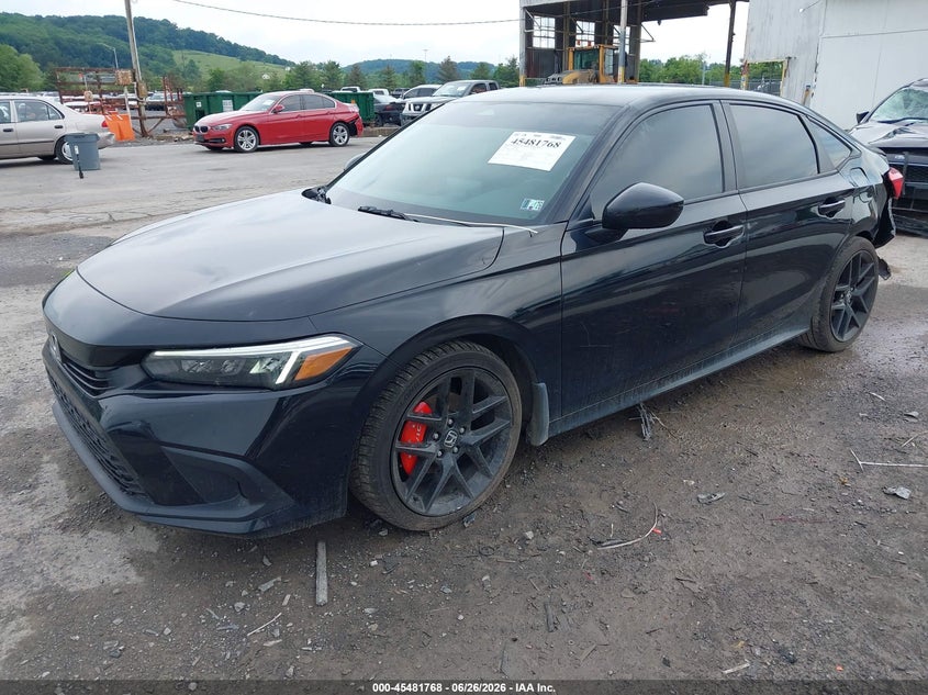 2024 Honda Civic, Left Rear, IAAI, VIN 2HGFE2F55RH596601 — photo 2