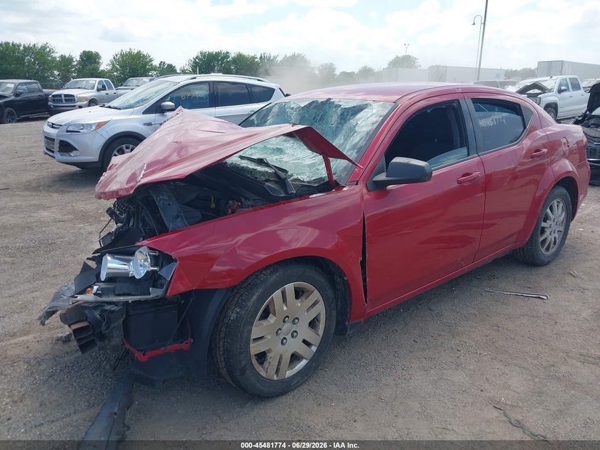 2013 Dodge Avenger Se VIN: 1C3CDZAB7DN603661 Lot: 45481774
