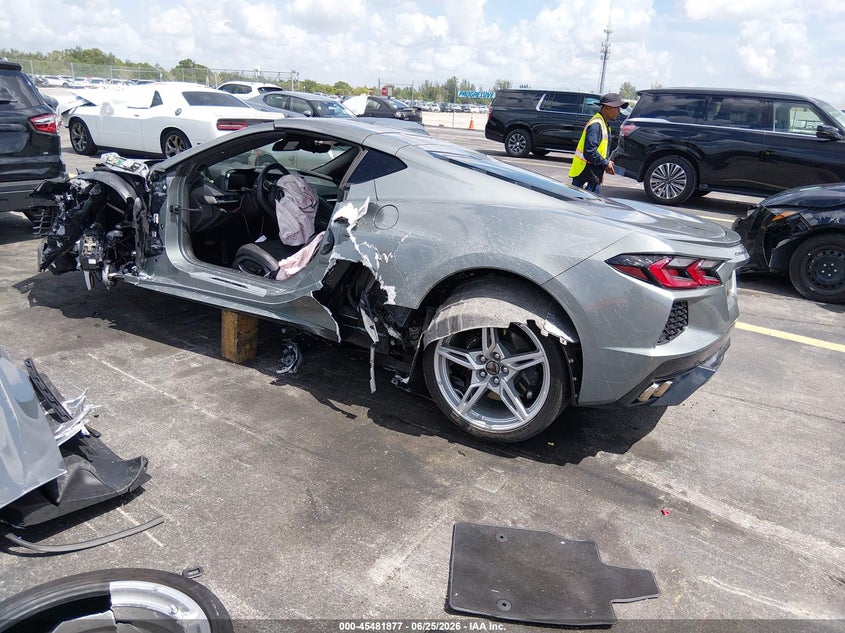 Vin: 1g1ya2d49r5122745, lot: 45980052, chevrolet corvette stingray rwd  1lt 20243