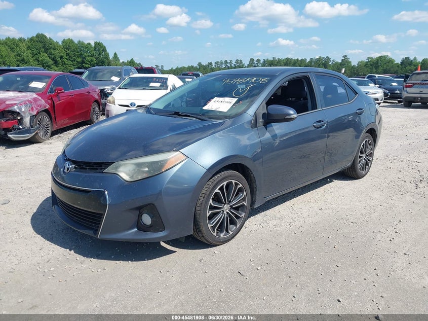 2016 TOYOTA COROLLA SEDAN 1.8L I-4 DOHC, VVT, 132HP