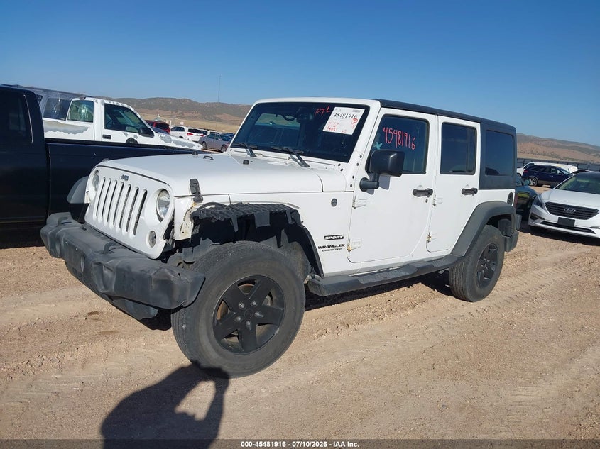 2017 Jeep Wrangler Unlimited Sport 4x4 1C4HJWDG7HL564099 photo 1