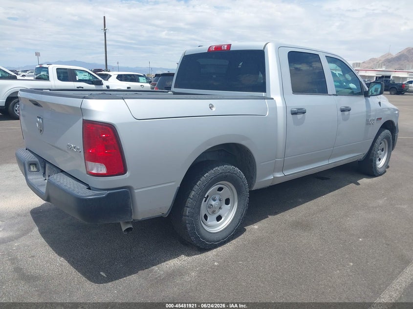 Vin: 1c6rr7km5hs753570, lot: 45980096, ram 1500 tradesman  4x4 5'7 box 20174