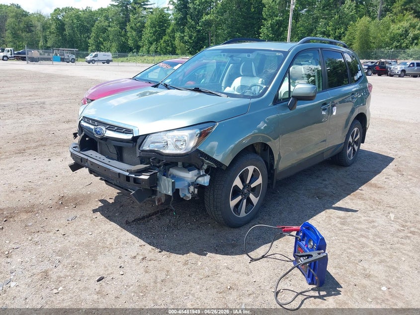 Vin: jf2sjagc2jh484916, lot: 45980124, subaru forester 2.5i premium 20182