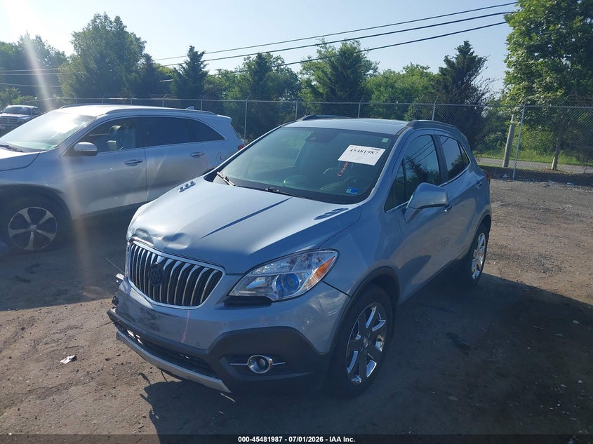 Vin: kl4cjhsb0db123616, lot: 45980162, buick encore premium 20132