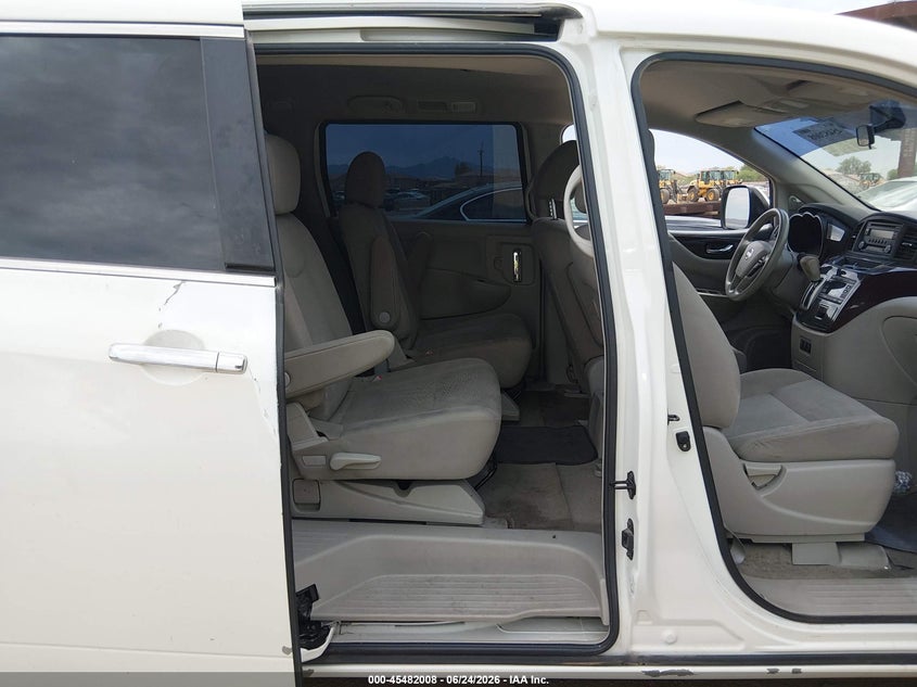 2014 Nissan Quest S VIN: JN8AE2KP0E9108136 Lot: 45482008