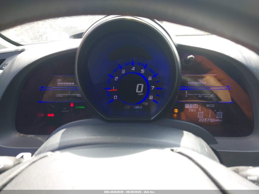 2013 Honda Cr-Z Ex VIN: JHMZF1C63DS003771 Lot: 45482039