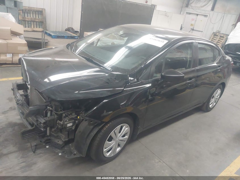 Vin: 3n1cn8dv0ml907927, lot: 45980233, nissan versa s xtronic cvt 20212