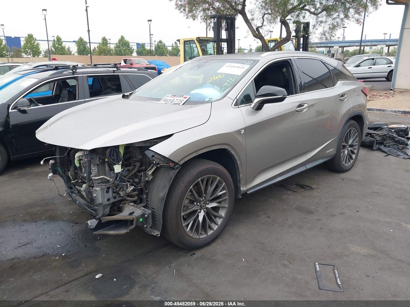 Vin: 2t2bgmca2kc043274, lot: 45980234, lexus rx rx 450h f sport 20192