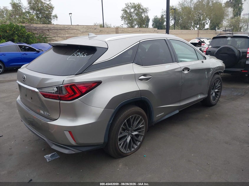 Vin: 2t2bgmca2kc043274, lot: 45980234, lexus rx rx 450h f sport 20194