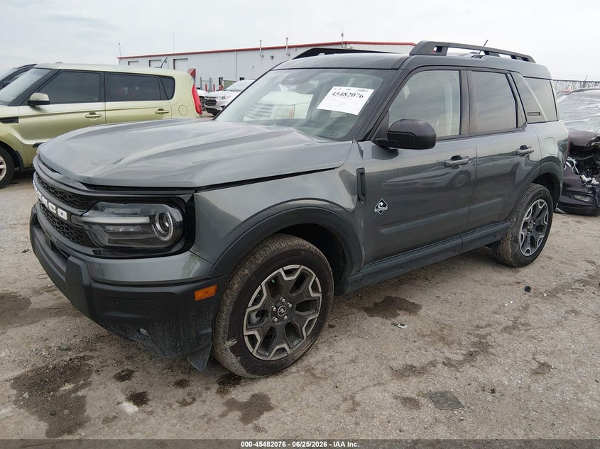 Vin: 3fmcr9cnxsre65933, lot: 45980251, ford bronco sport outer banks 20252