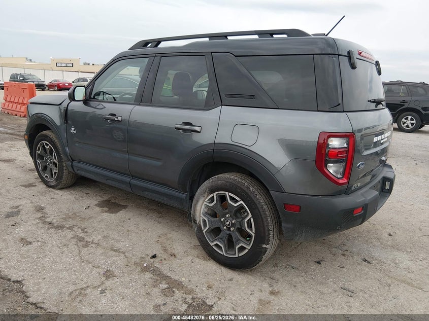 Vin: 3fmcr9cnxsre65933, lot: 45980251, ford bronco sport outer banks 20253