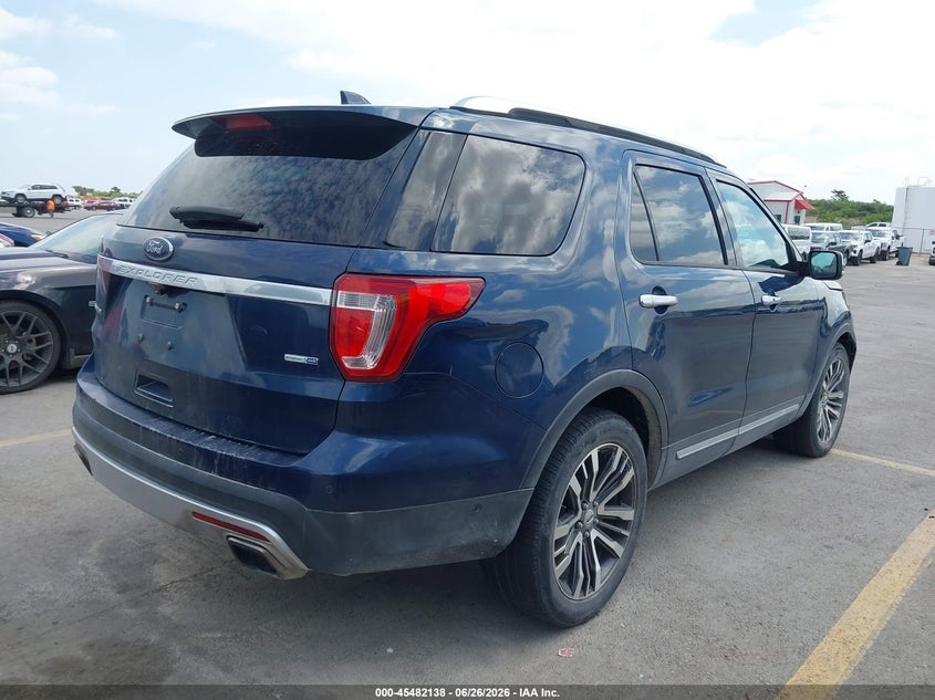 Vin: 1fm5k8ht2hgc85585, lot: 45980313, ford explorer platinum 20174