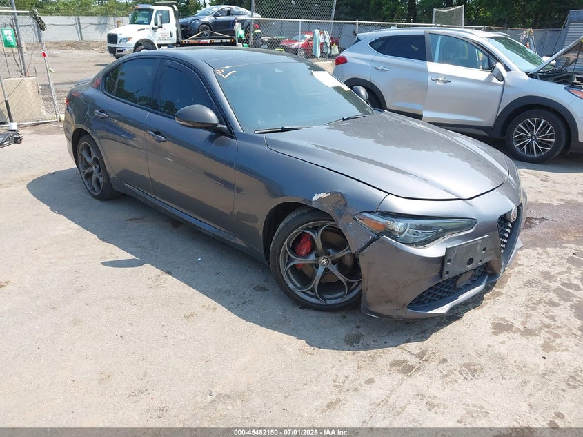 2018 Alfa Romeo Giulia Ti Sport VIN: ZARFAEEN7J7596537 Lot: 45482150