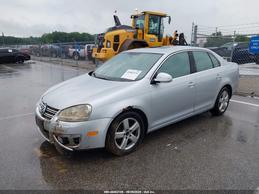 2008 Volkswagen Jetta, Затоплення, IAAI, VIN 3VWRM71K48M135735 — фото 2