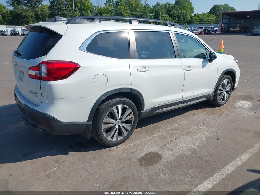 Vin: 4s4wmajd1l3471109, lot: 45980360, subaru ascent limited 20204